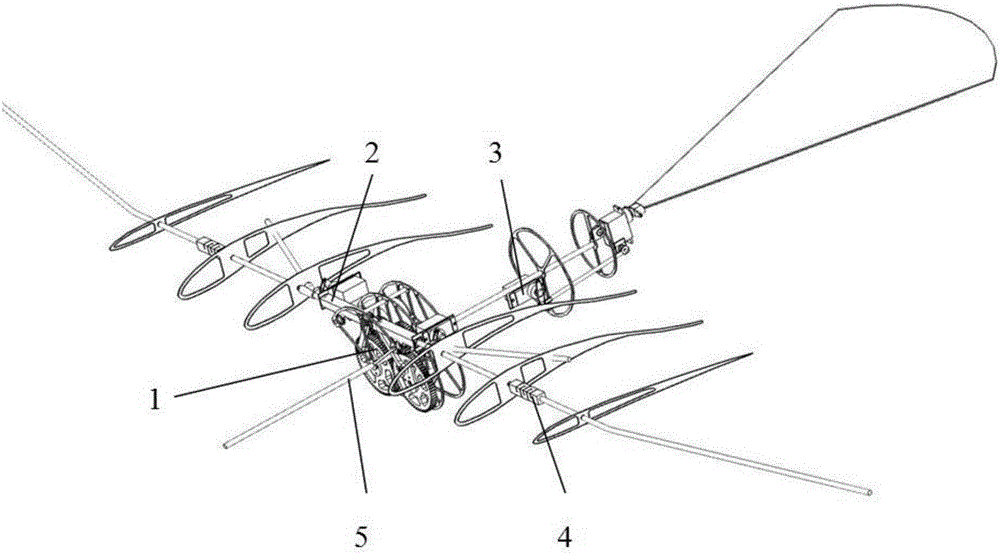 Multi-freedom degree bird-like flapping wing air vehicle