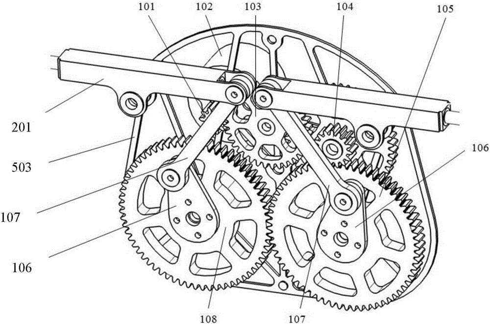 Multi-freedom degree bird-like flapping wing air vehicle