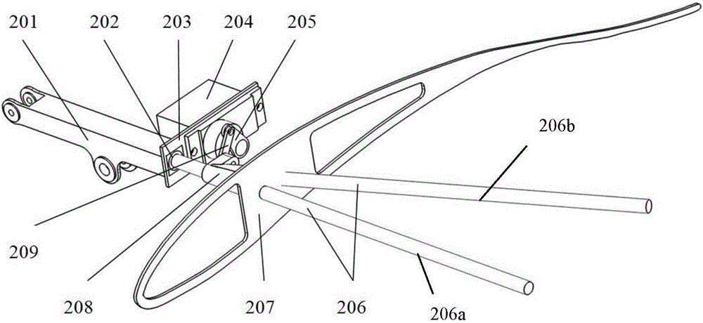 Multi-freedom degree bird-like flapping wing air vehicle