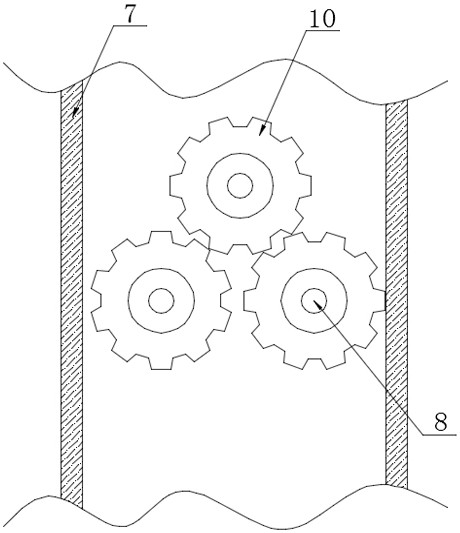 Color mixing device for silk processing