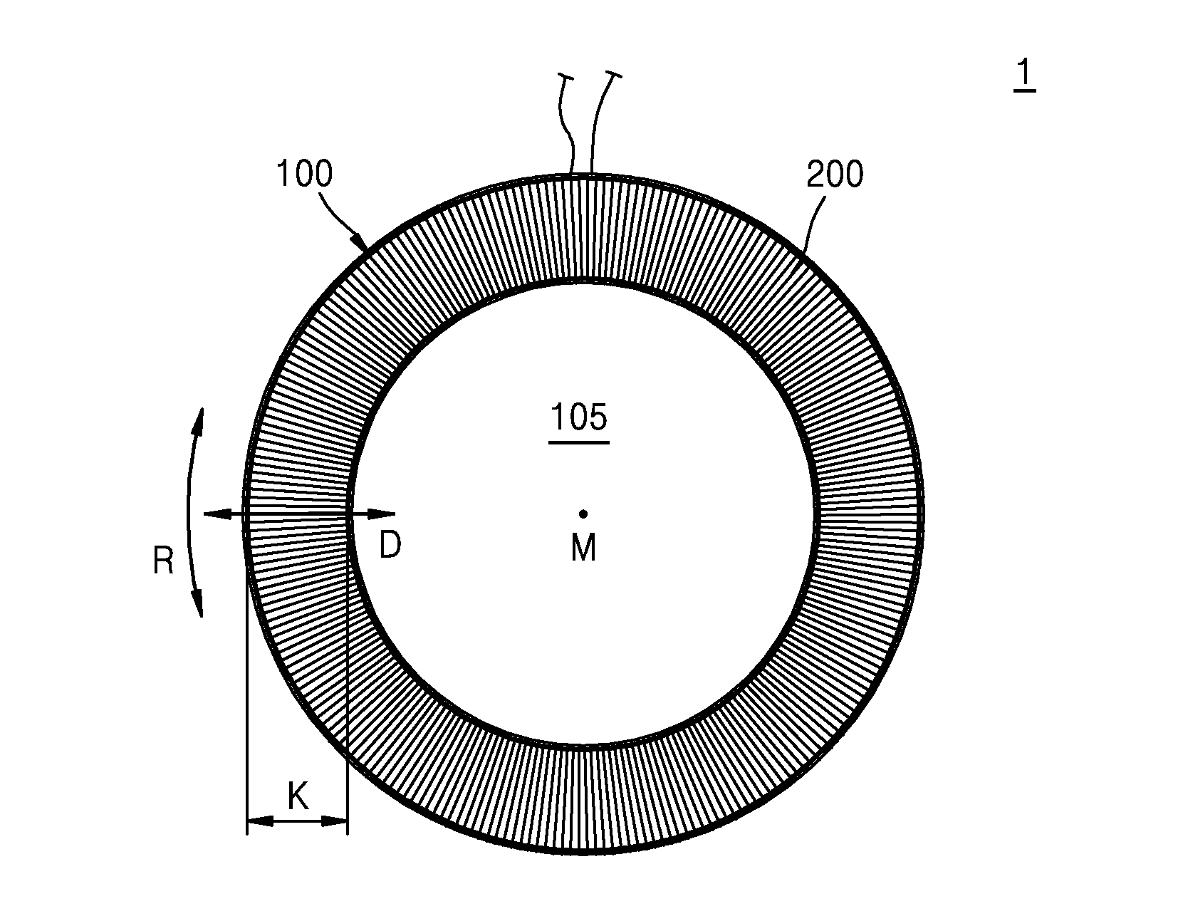 Omni-directional shear-horizontal wave electromagnetic acoustic transducer