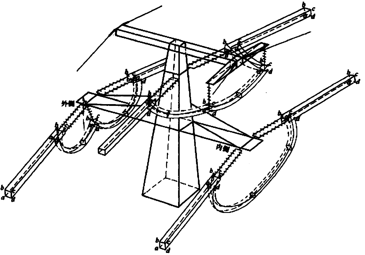 GIS (geographic information system) based three-dimensional jumper sag determination method