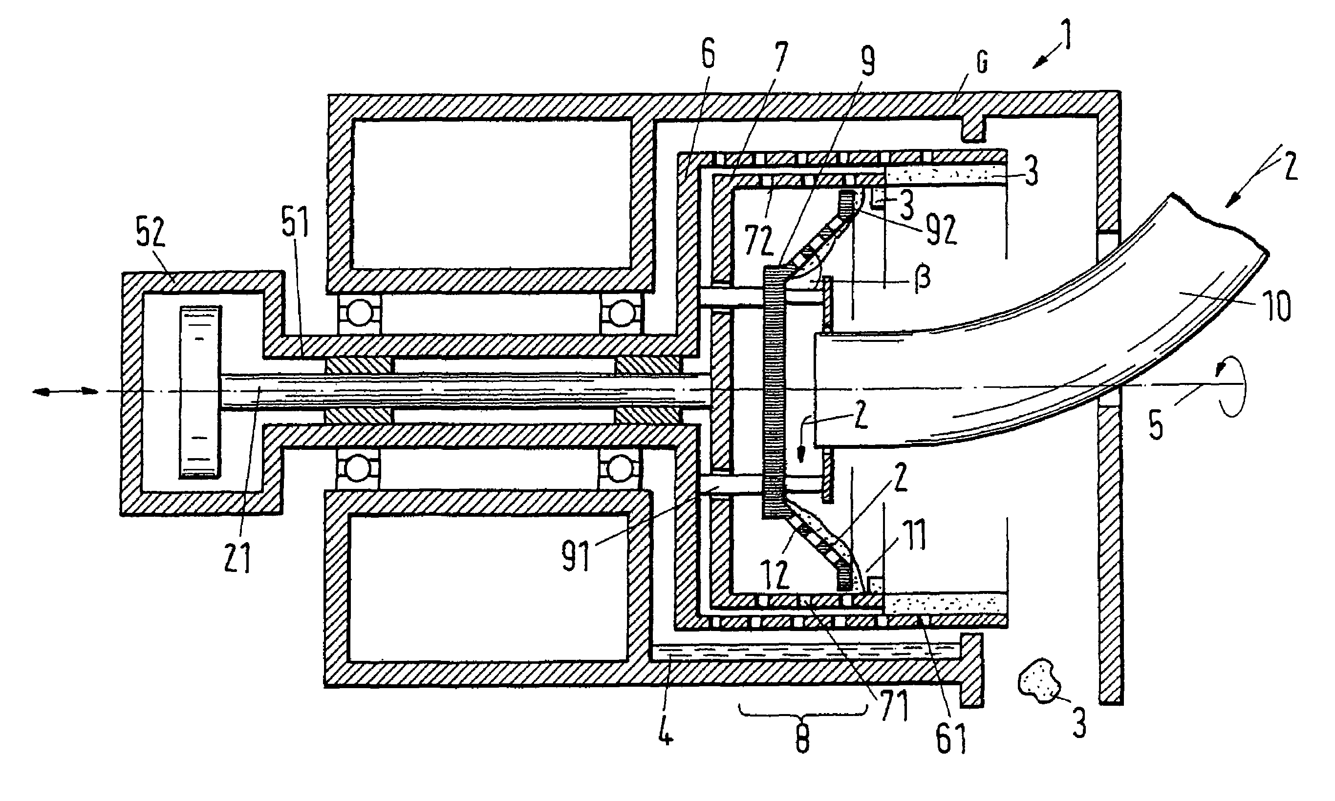 Multi-stage pusher centrifuge