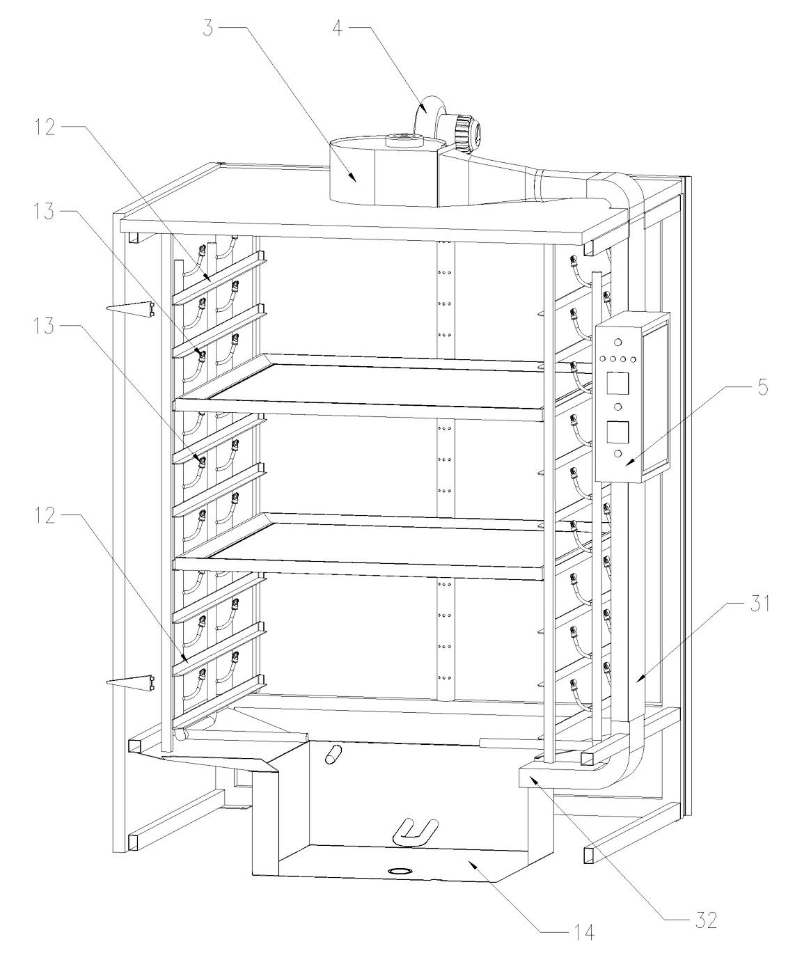 Germinator and rice germinating process thereof