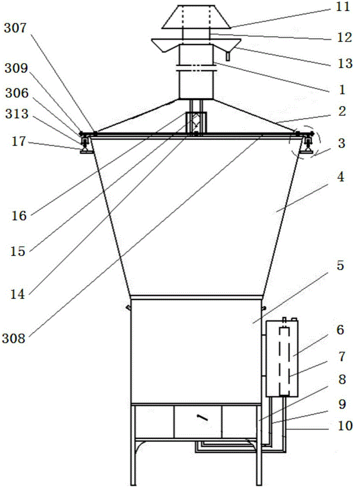 Environment-friendly efficient waste incinerator