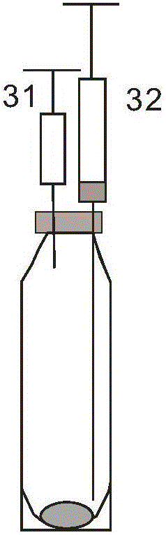 Sampling method and device for carbon isotopes in water