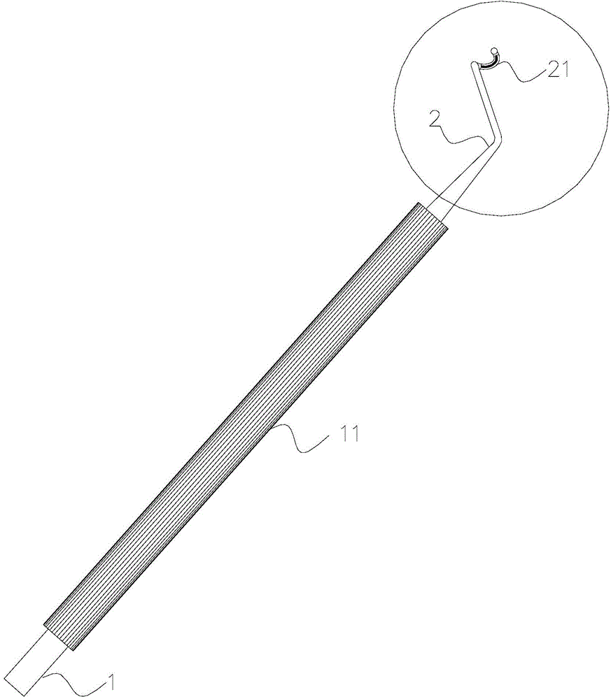 Reverse chopping hook for cataract surgery