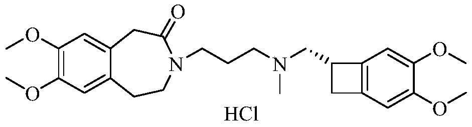 Detection method of enantiomer in ivabradine hydrochloride intermediate and application