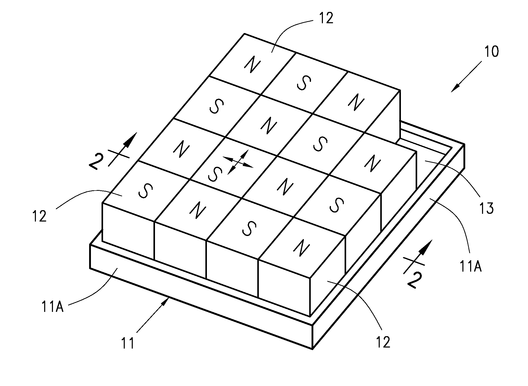 Magnetic toy assembly