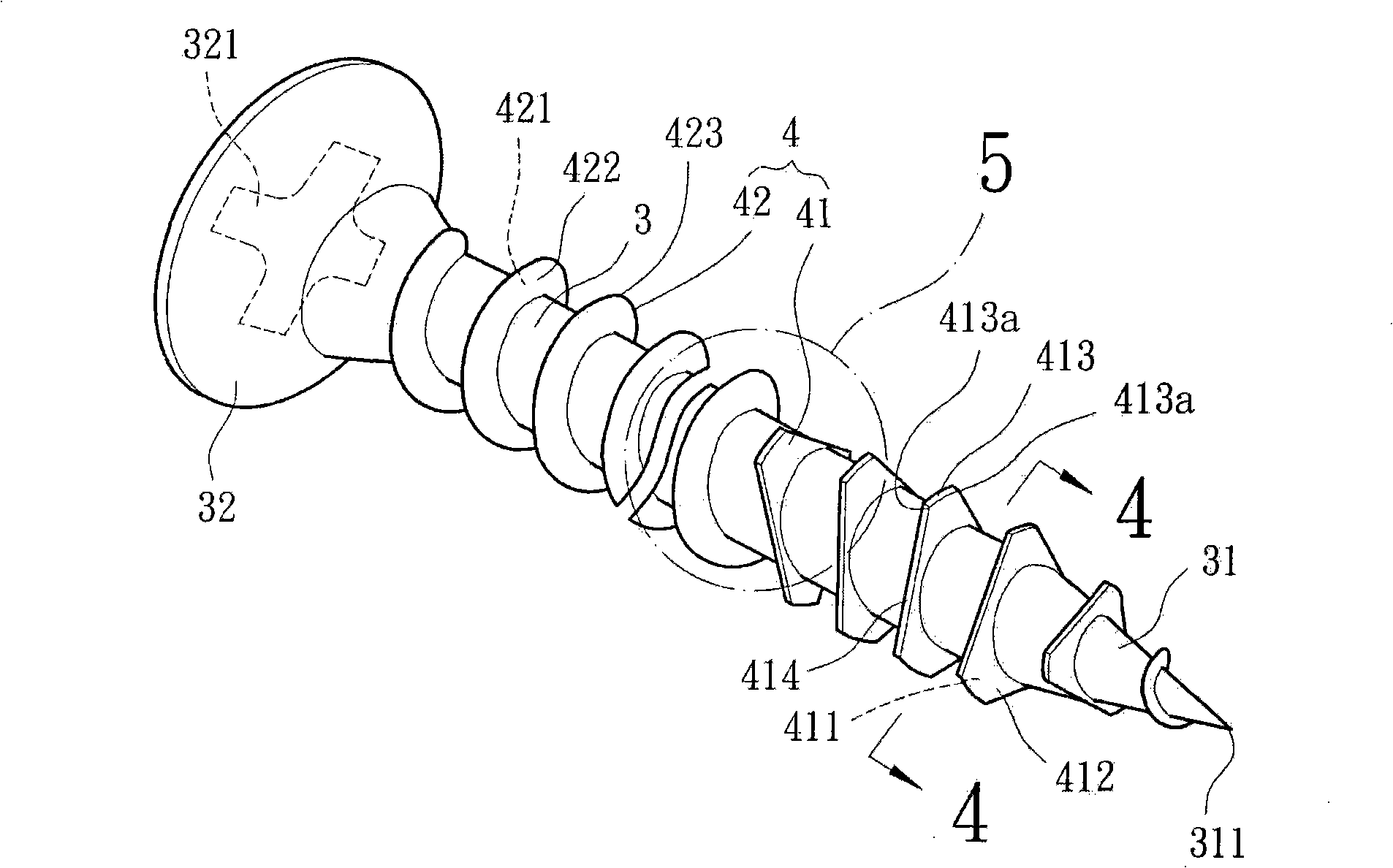 Screw structure