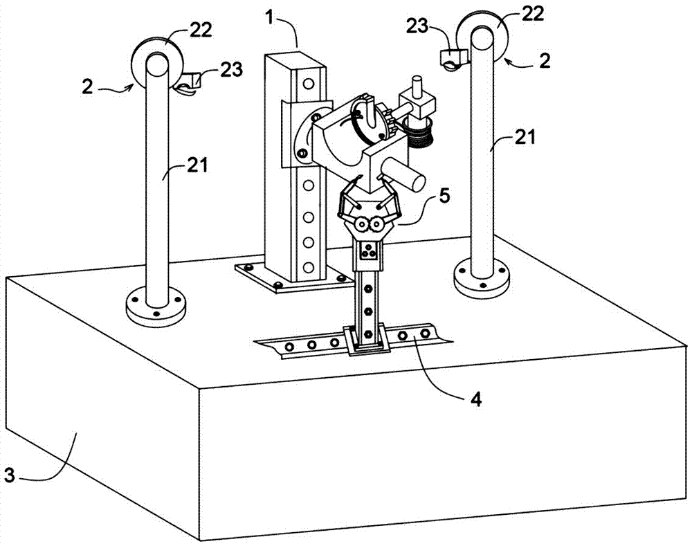 Power transmission line conductor repairing and winding device, robot and conductor repairing method