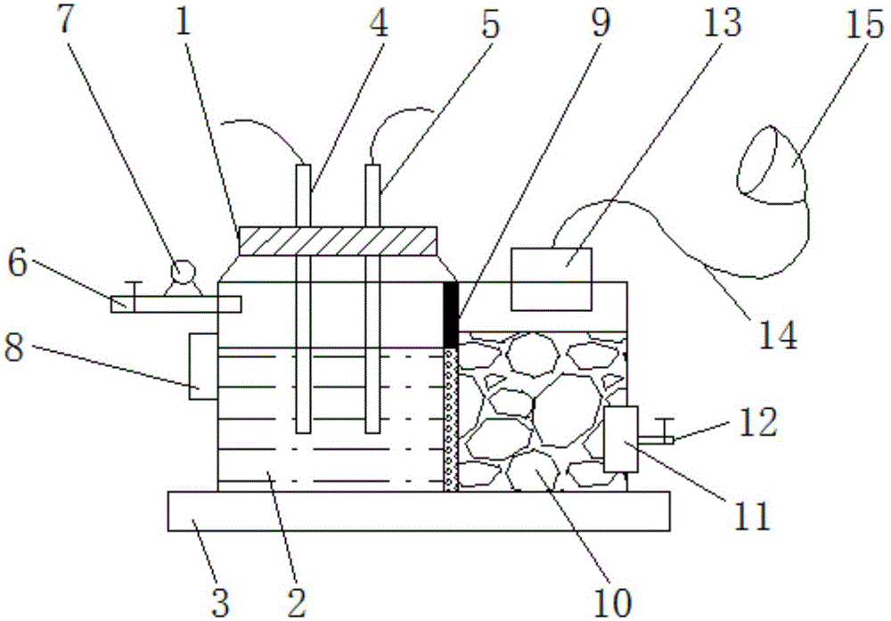 Water body electrolysis type medical oxygen generator