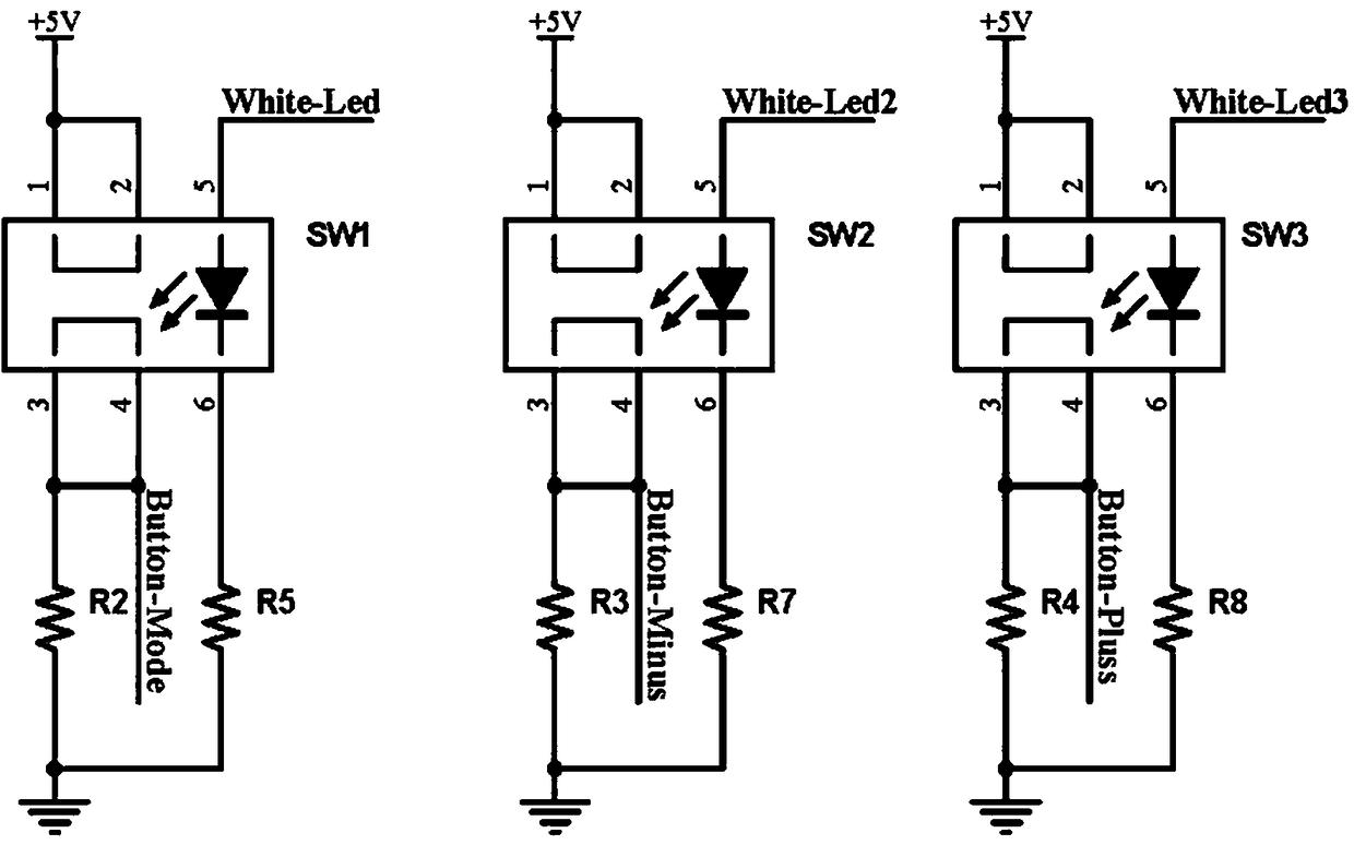 Motor control circuit for intelligently sensing human body vibration