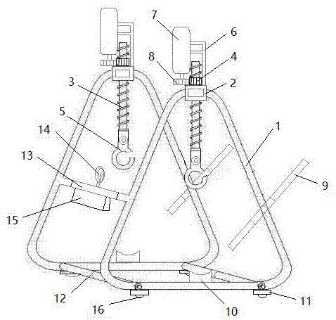 Cable winding disc rolling rack for power industry