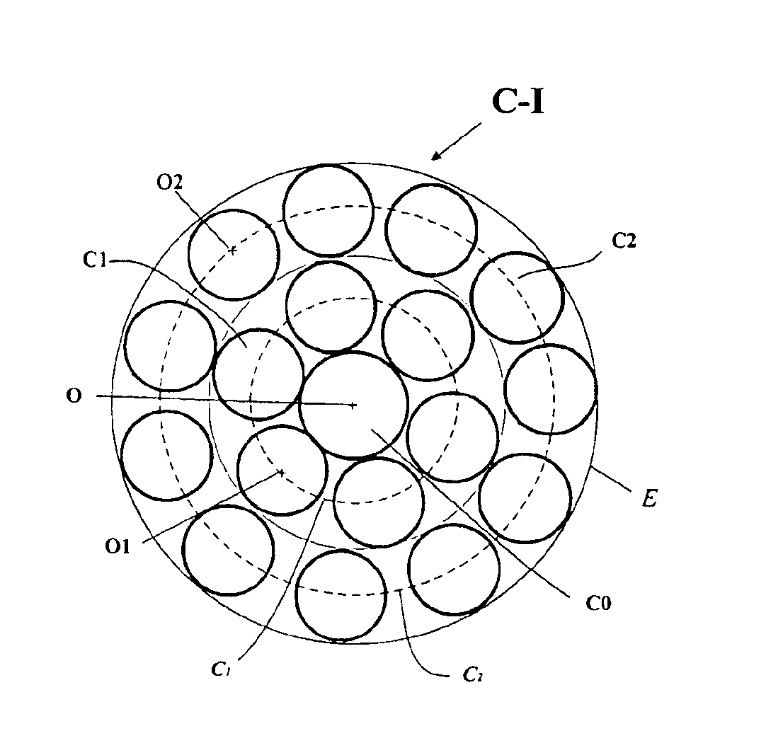 Multi-layer steel cable for tire crown reinforcement