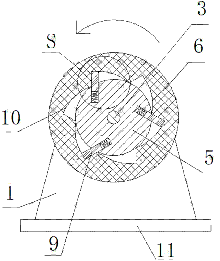 Cable take-up device