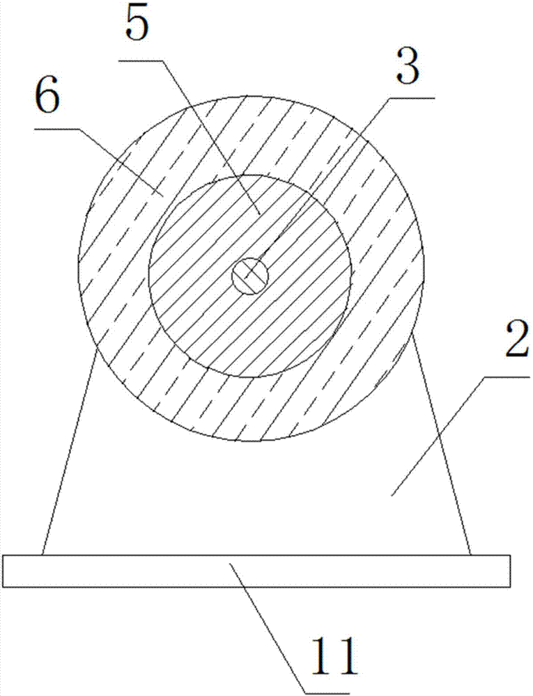 Cable take-up device