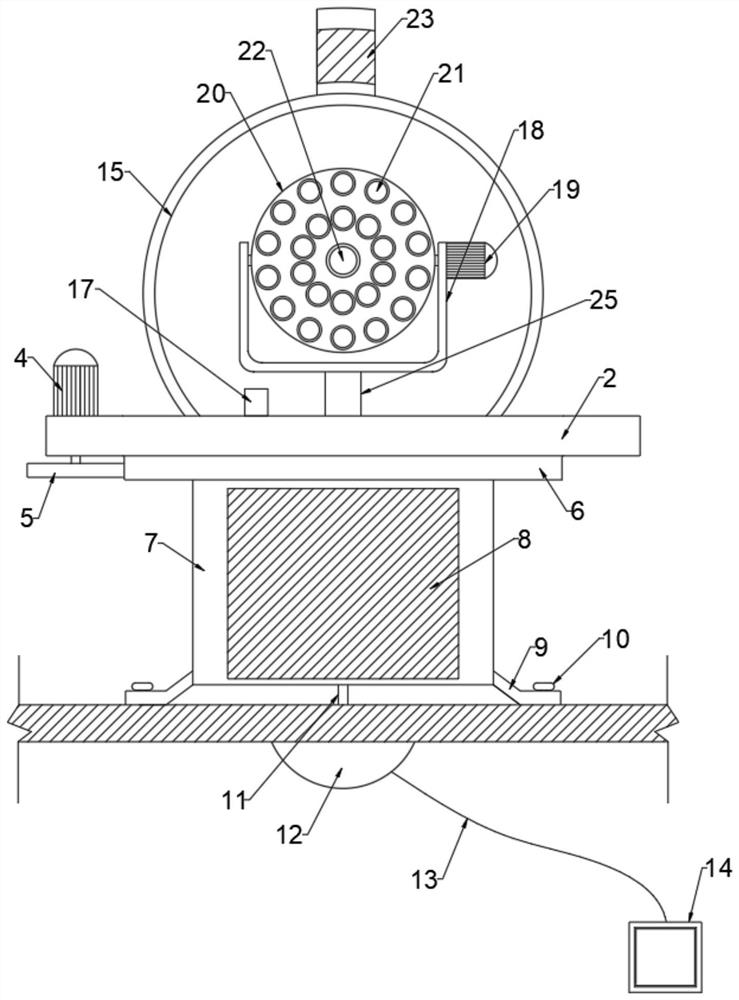 Building natural light auxiliary lighting device