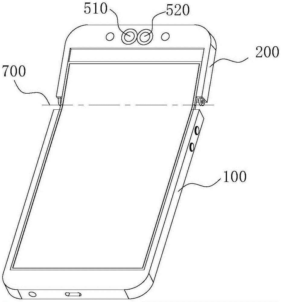 Flexible screen mobile terminal