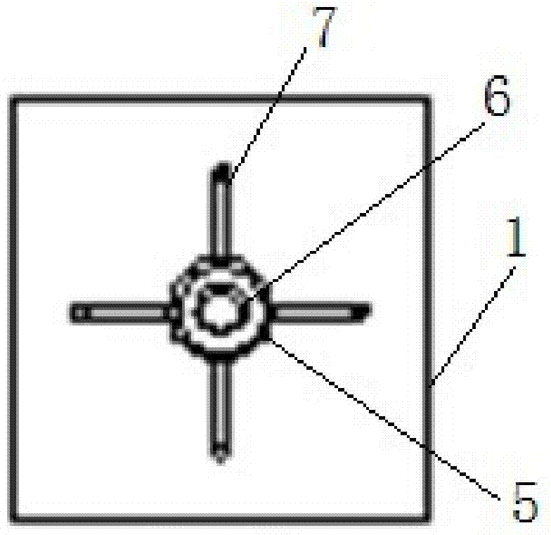 Foundation ditch springback observation mark convenient for layered observation and observation method