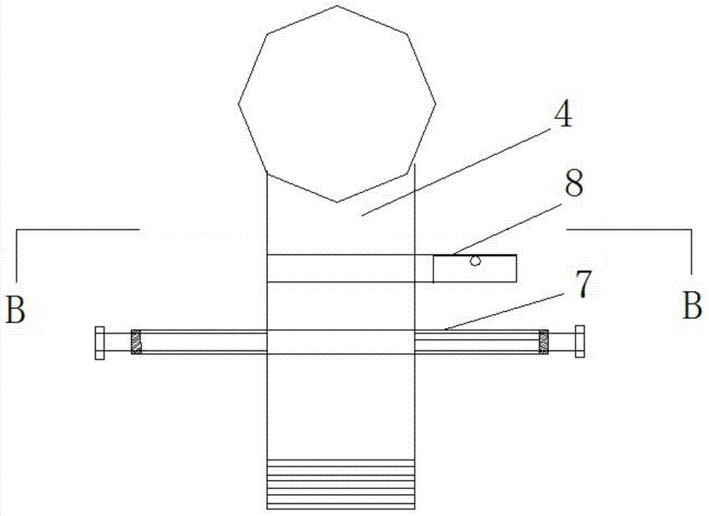 Foundation ditch springback observation mark convenient for layered observation and observation method