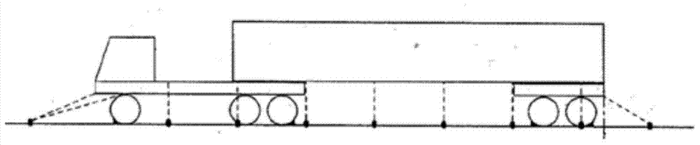 Tying and fixing method for vehicles on roll-on/roll-off ship