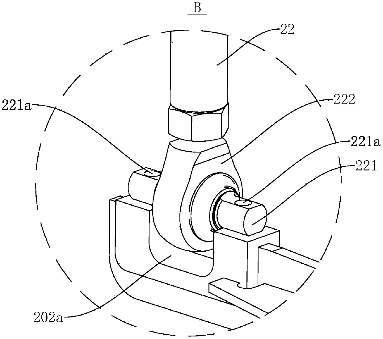 Traction system for straddle monorail train and straddle monorail train