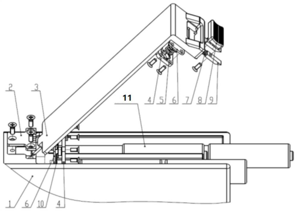 A battery box suitable for microgravity environment