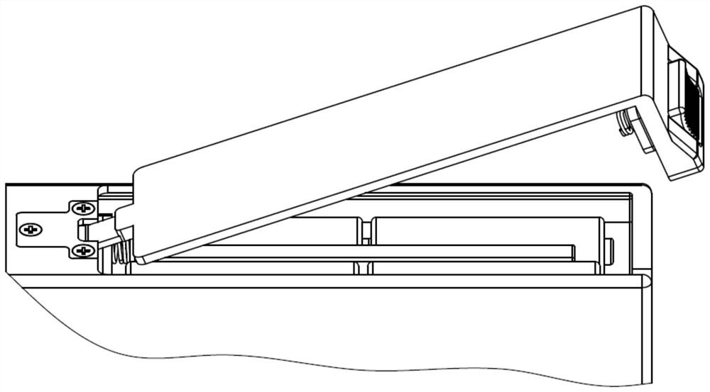 A battery box suitable for microgravity environment