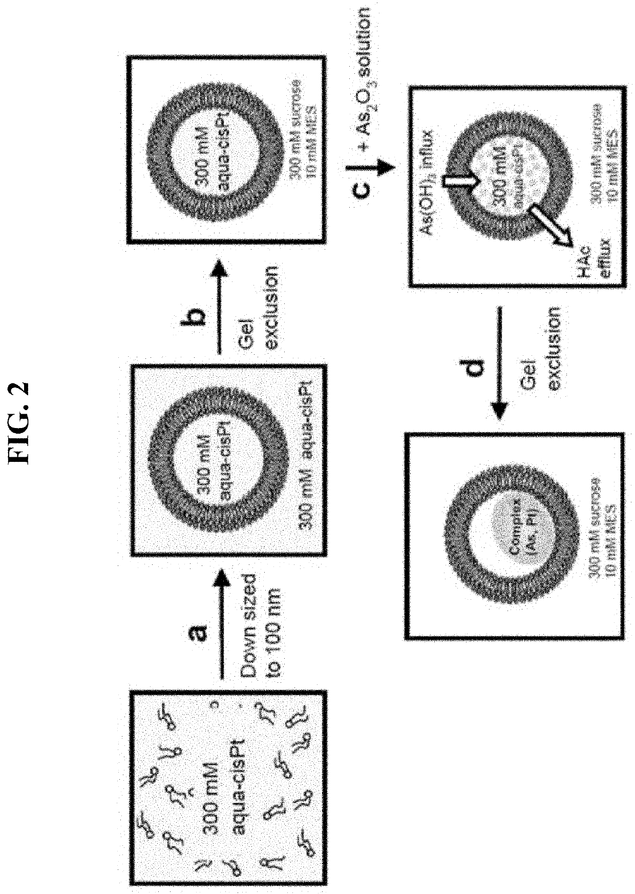 Nanoparticle arsenic-platinum compositions