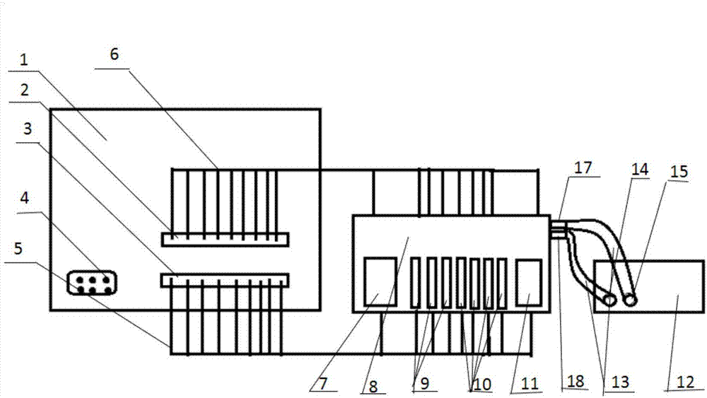 Sectional-type micro-fluidic chip temperature control apparatus