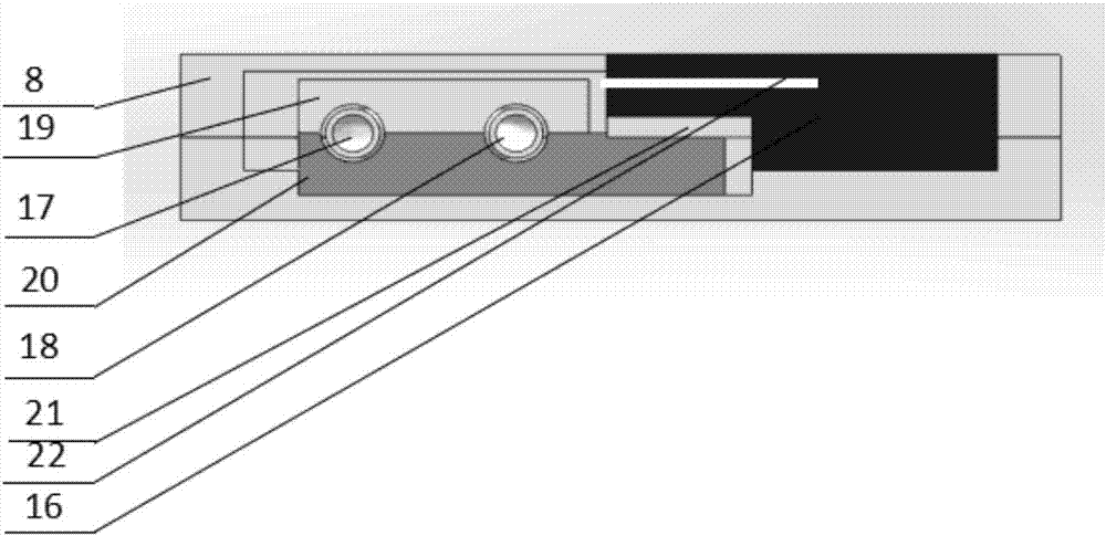 Sectional-type micro-fluidic chip temperature control apparatus