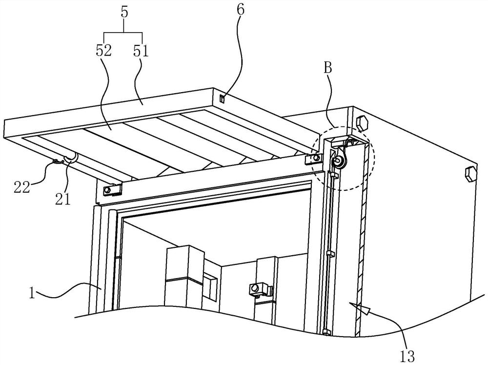 An outdoor power distribution cabinet