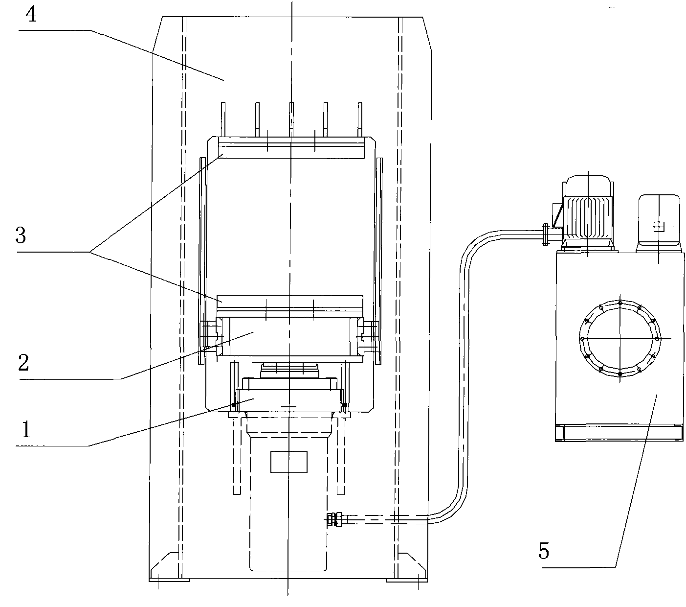 Artificial stone testing press