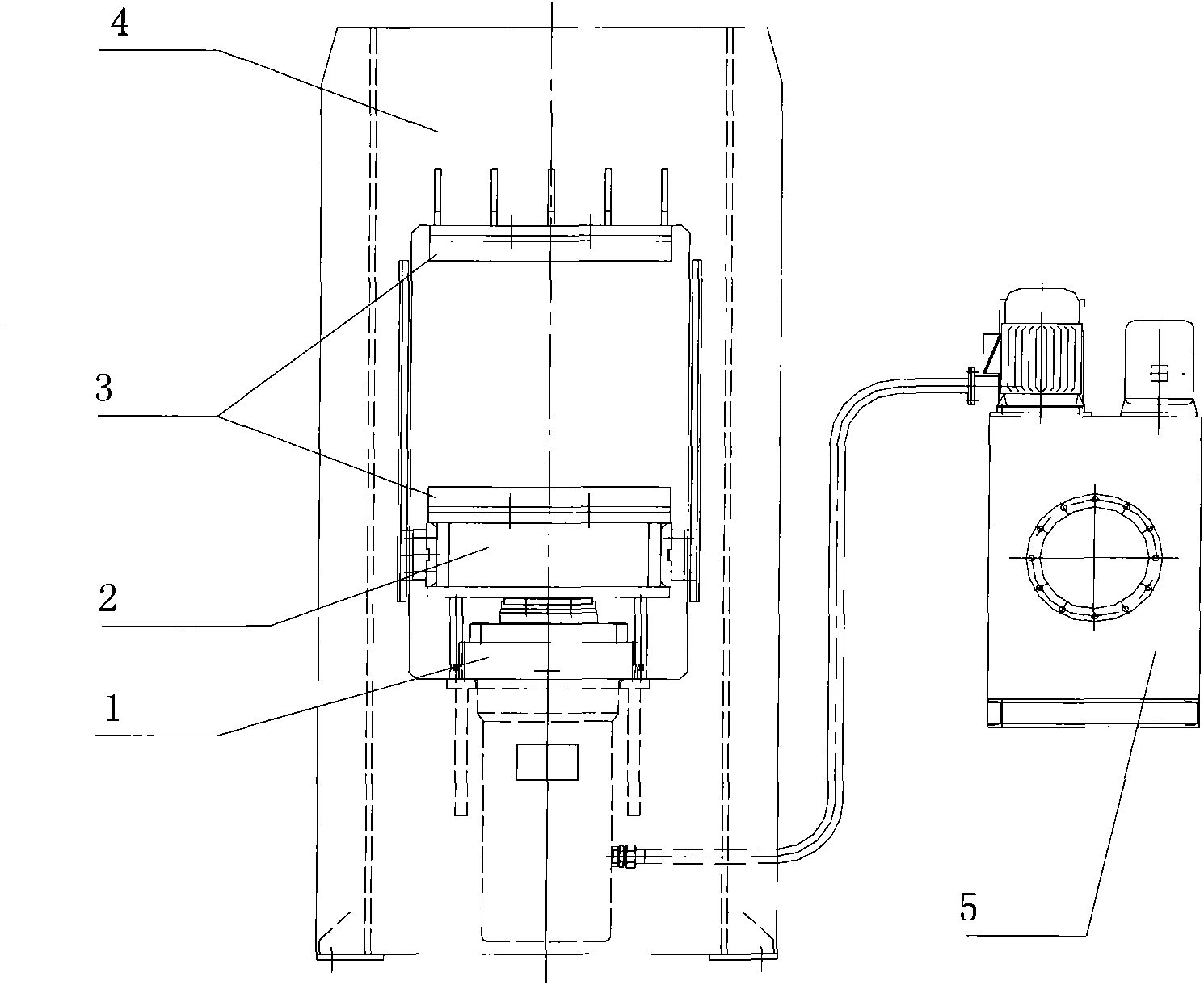 Artificial stone testing press