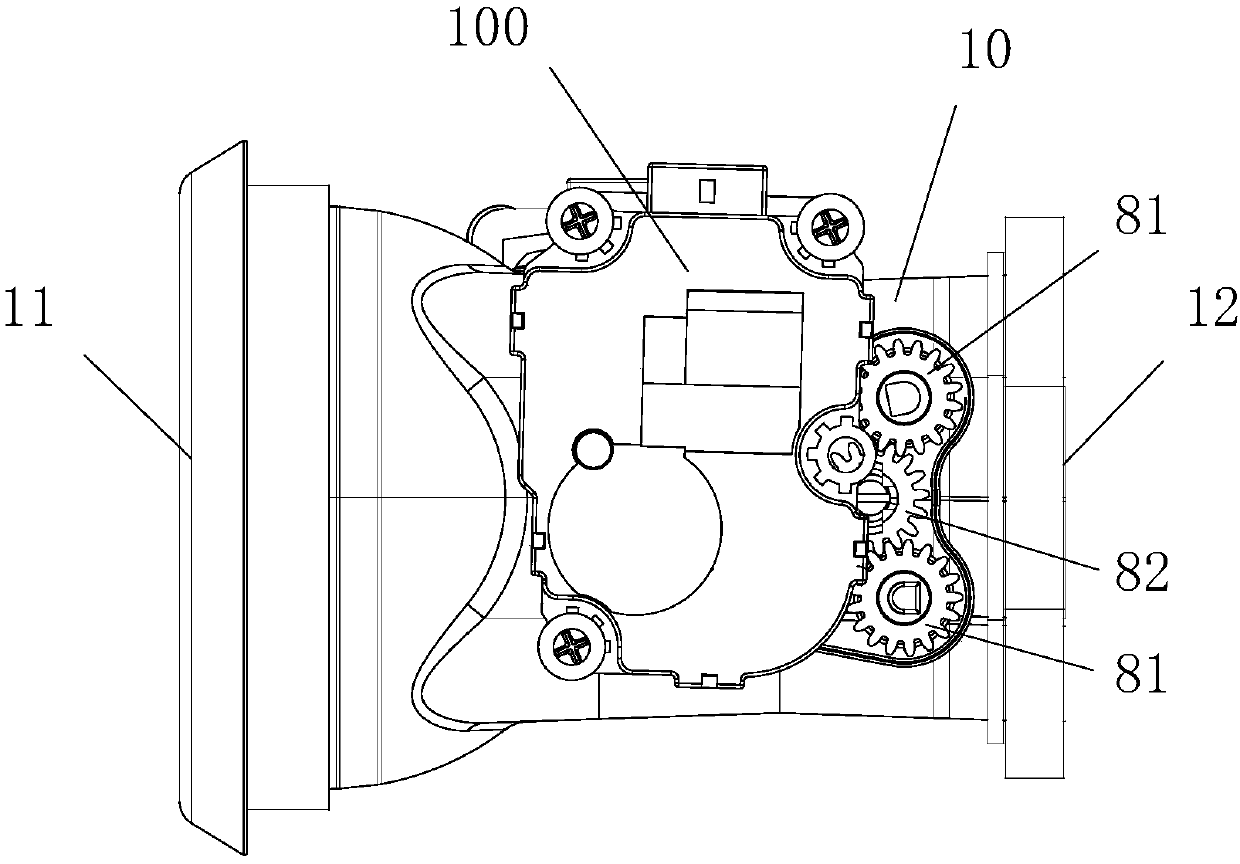 Gas circuit control mechanism of air conditioner of automobile