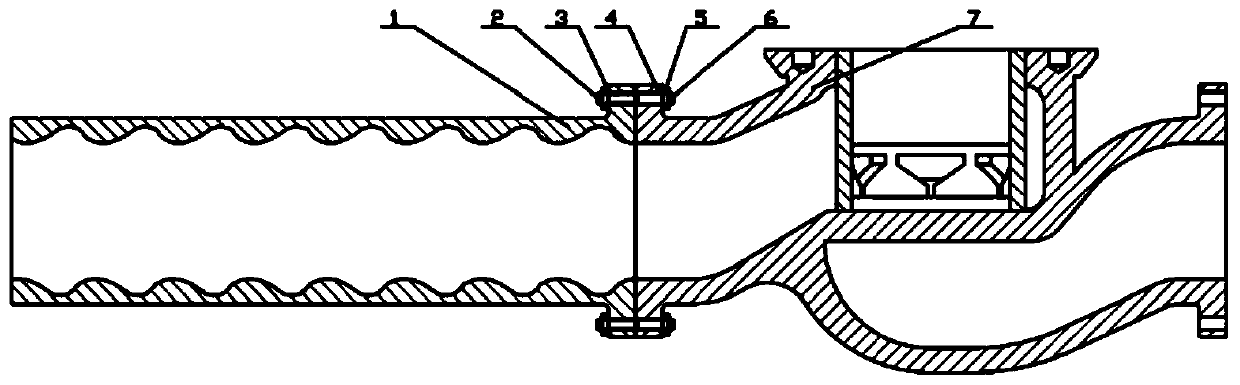 Internal thread pipe for improving anti-scaling performance of valve and design optimization method