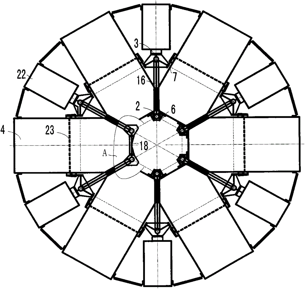 Mine vertical pump amphibious platform