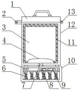 Smashing-preventing recoverable box for delivering goods