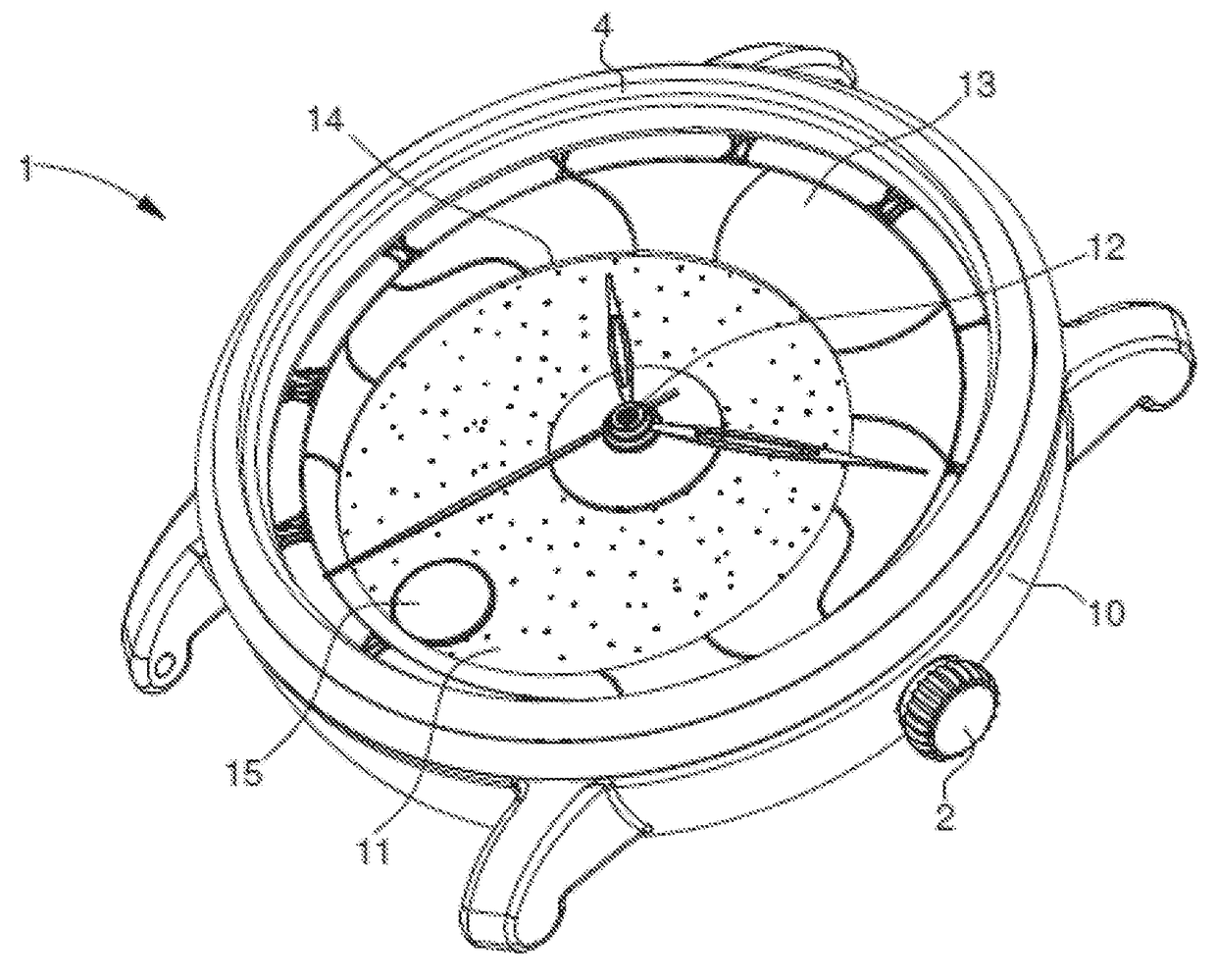 Moon phase indicator mechanism