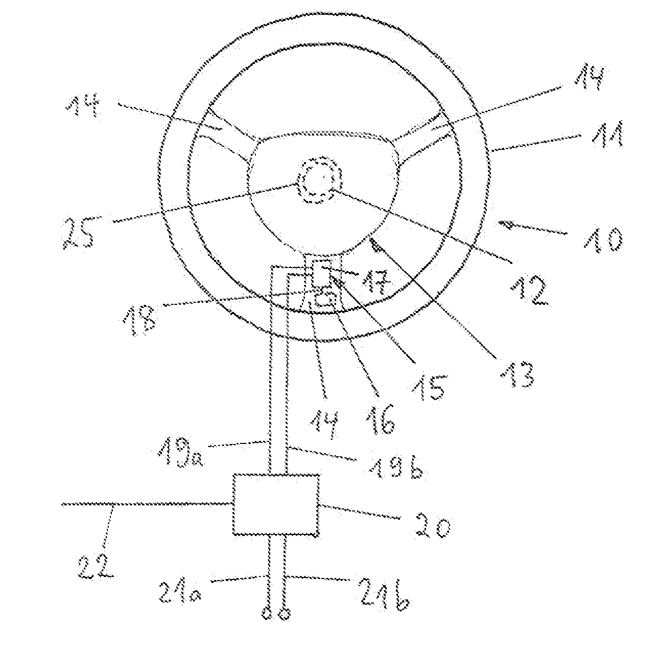 Driver Alert System for the Steering Wheel of a Motor Vehicle