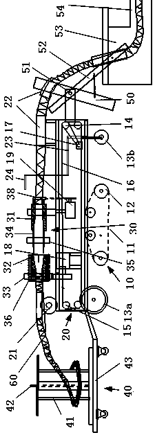 Large sewer-pipe dredging machine