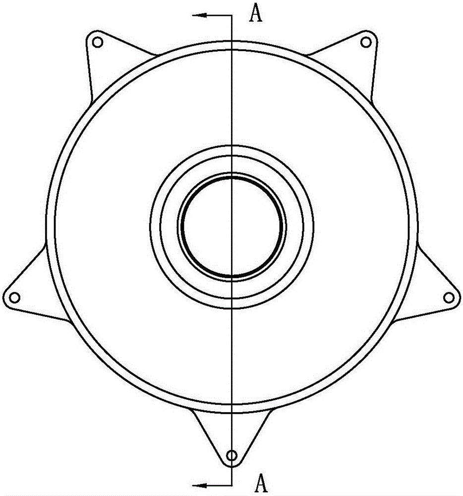 Clamping device for machining thin-walled disc part