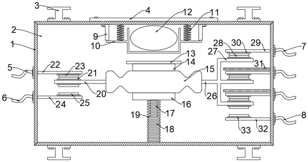 An over-temperature protection device and protection method for an electronic governor