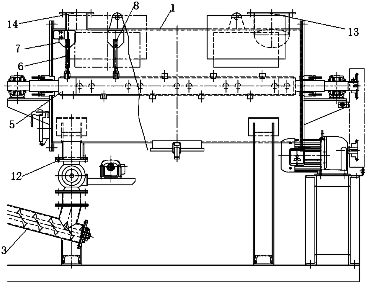 A sludge treatment system