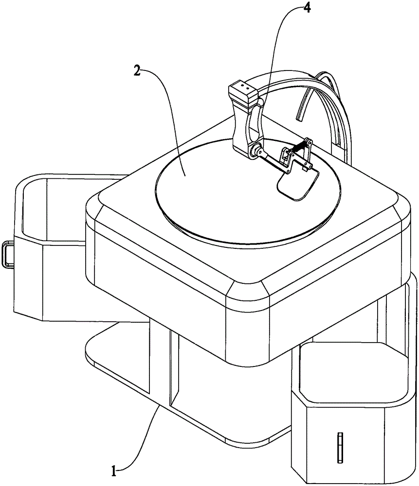 Novel automatic rotation stir-frying induction cooker