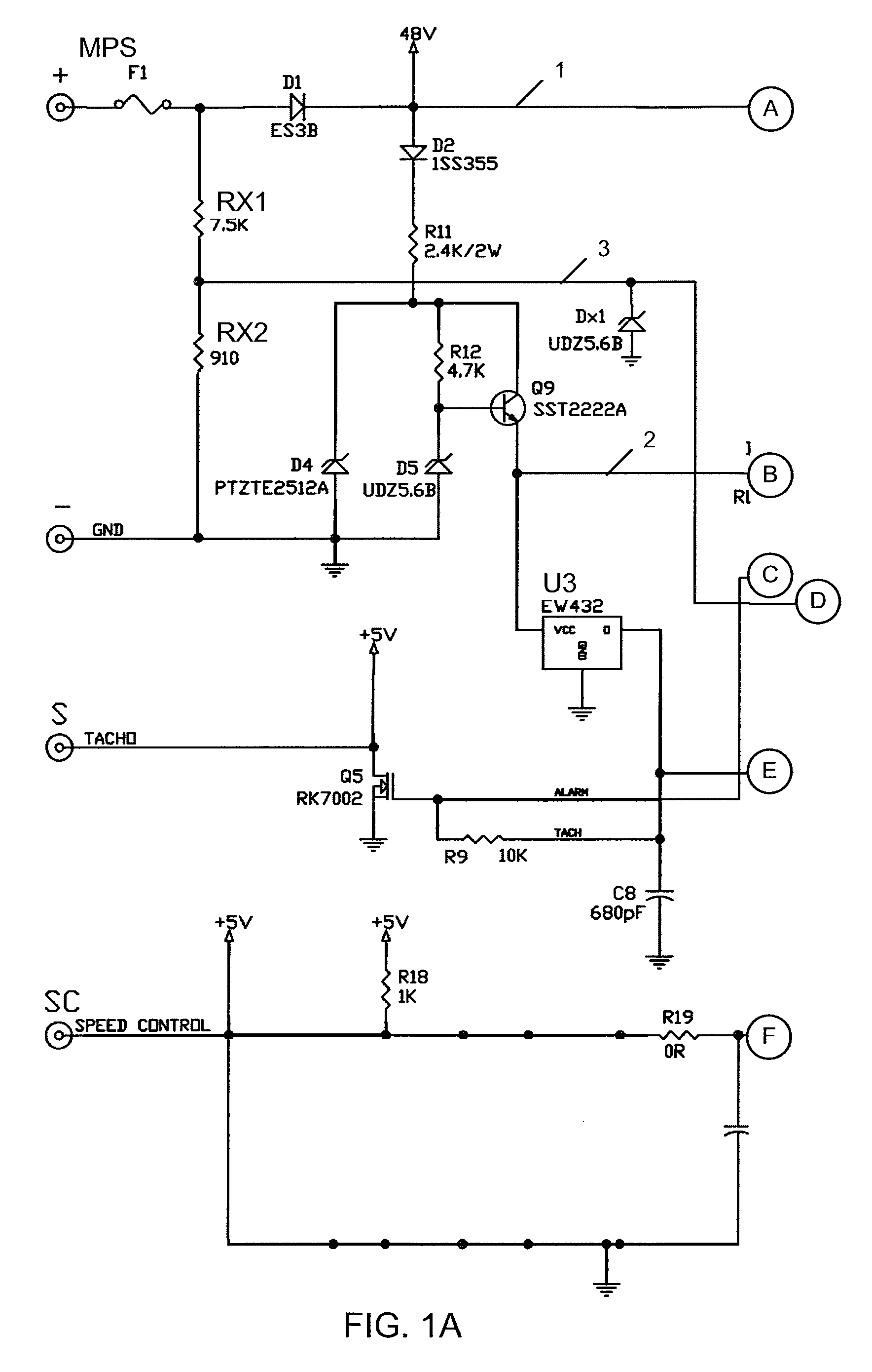 Method and apparatus of fan motor brake