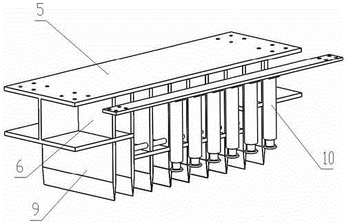 Variable rope tethered double cylinder winch hoisting system and transformation method for tethering rope