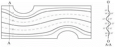 Elliptical tube-and-fin heat exchanger with streamlined variable-amplitude sine/cosine corrugated fins