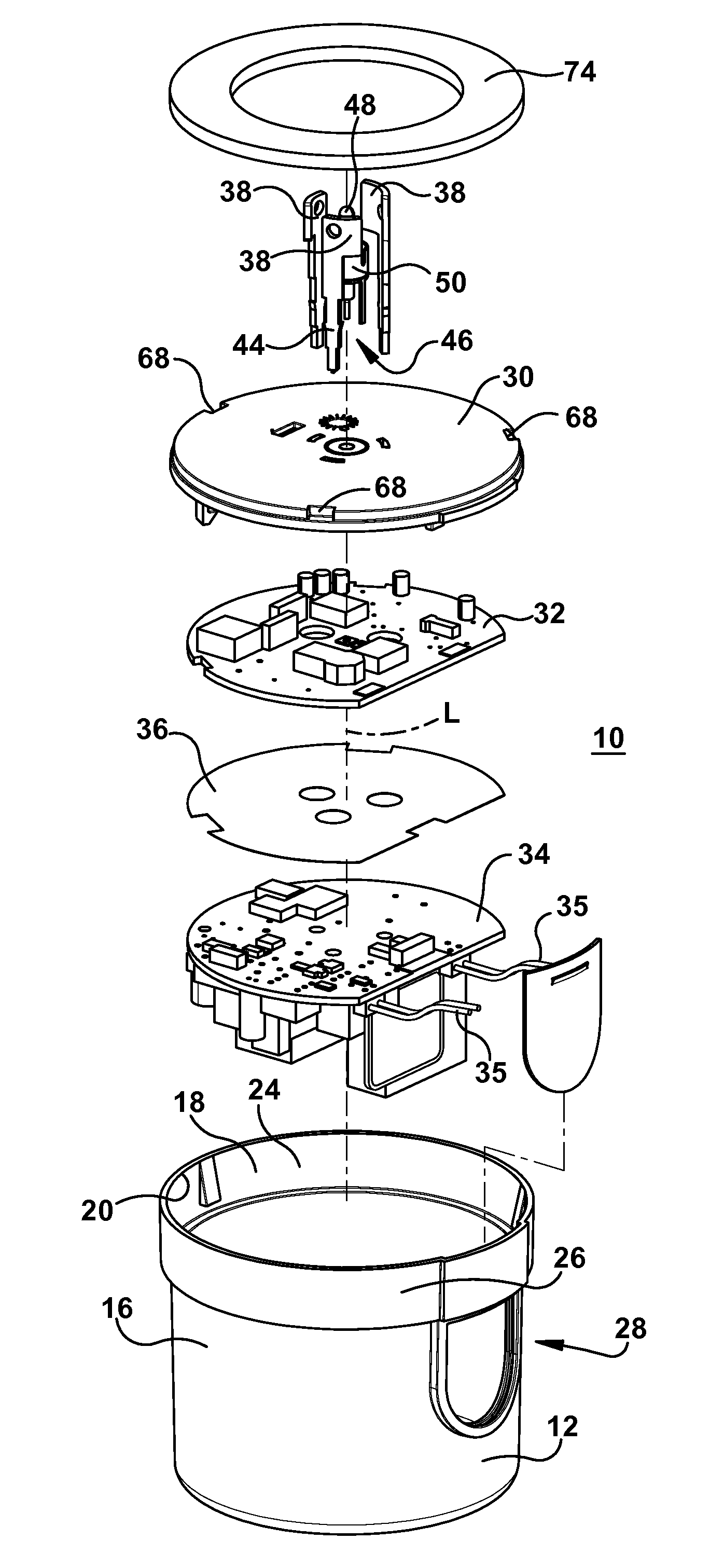 System assembly and design of photoelectric controller device